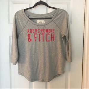 Abercrombie 3/4  sleeve t-shirt